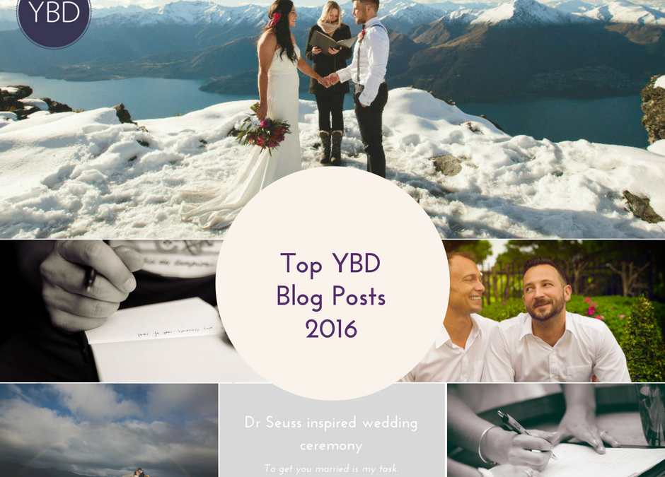 Top Your Big Day Blog Posts of 2016